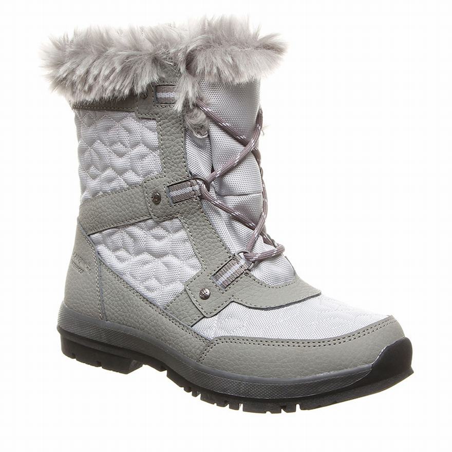 Bearpaw Marina Ankle Boots UK - Women's Boots Grey ||ENLUHO-509||